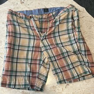 J Crew men’s plaid shorts 33 waist